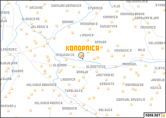 map of Konopnica