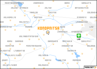 map of Konopnitsa