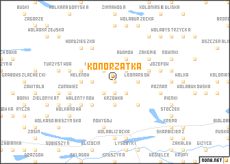 map of Konorzatka