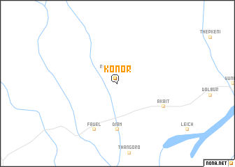 map of Konor