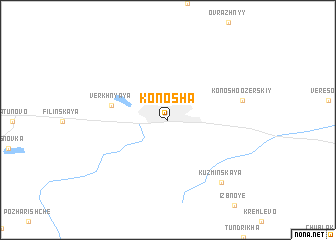map of Konosha
