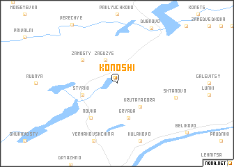 map of Konoshi