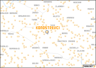 map of Konostrevci