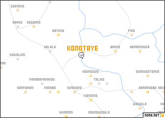 map of Konotaye