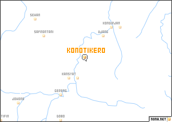 map of Konotikero