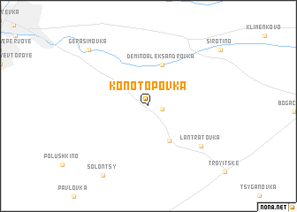 map of Konotopovka