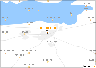 map of Konotop