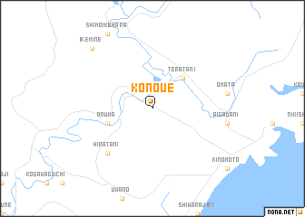map of Kōnoue