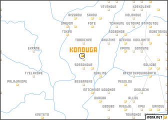 map of Konouga