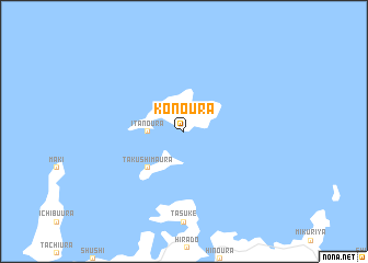map of Kōnoura