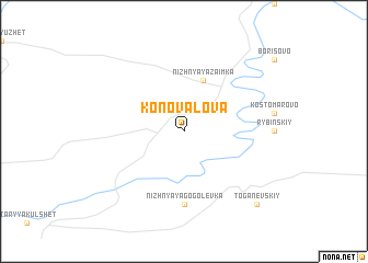 map of Konovalova