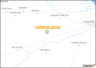 map of Konovalovka