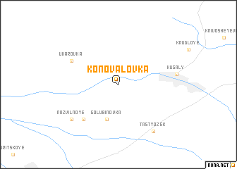 map of Konovalovka