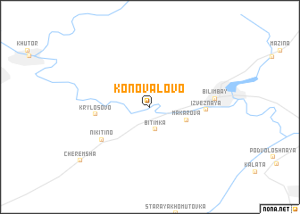 map of Konovalovo