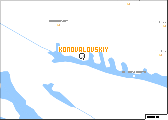 map of Konovalovskiy