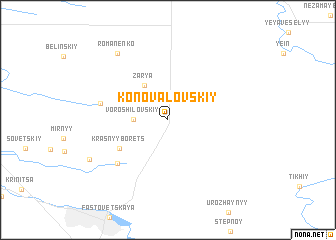 map of Konovalovskiy