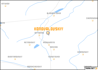map of Konovalovskiy