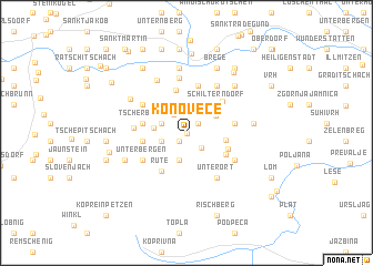 map of Konovece