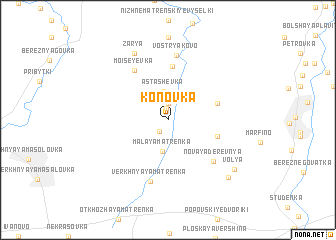 map of Konovka