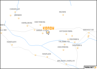 map of Konow