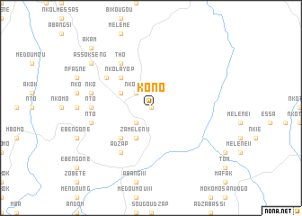 map of Kono