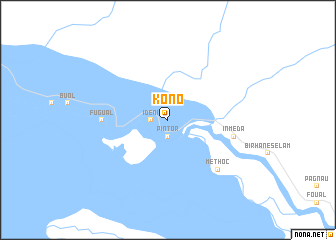 map of Kono