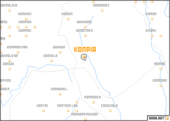 map of Kon Pia