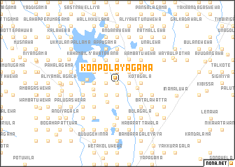 map of Konpolayagama