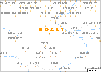 map of Konradsheim
