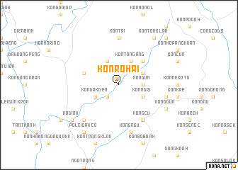 map of Kon Rơ Hăi