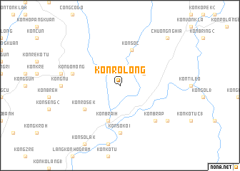 map of Kon Rơlong