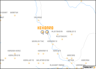 map of Kon Rô