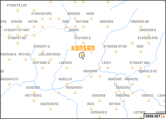 map of Konsan