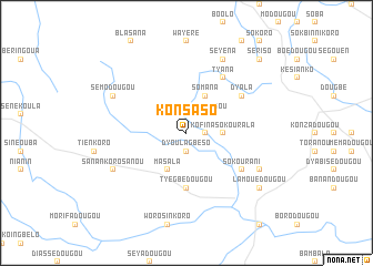 map of Konsaso