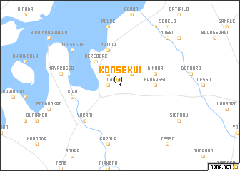 map of Konsékui