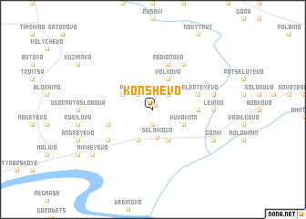 map of Konshevo