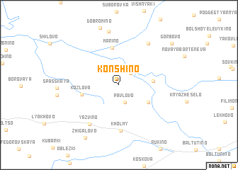 map of Konshino