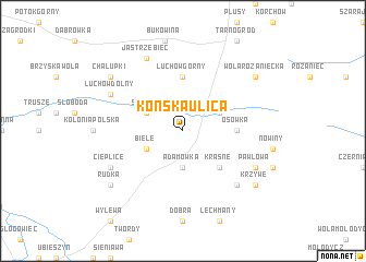 map of Końska Ulica