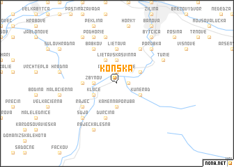 map of Konská