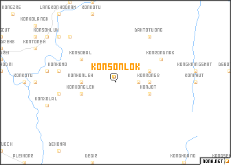 map of Kon Sơnlok