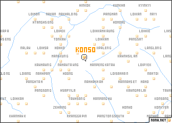 map of Konso