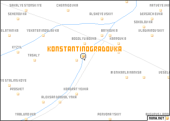 map of Konstantinogradovka
