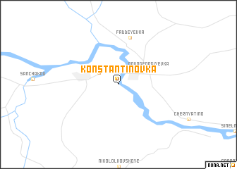 map of Konstantinovka