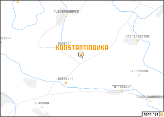 map of Konstantinovka