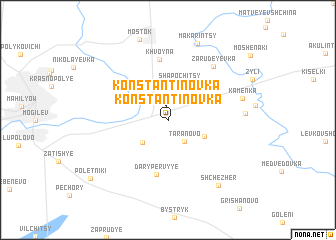 map of Konstantinovka