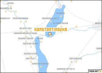 map of Konstantinovka