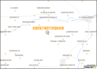 map of Konstantinovka