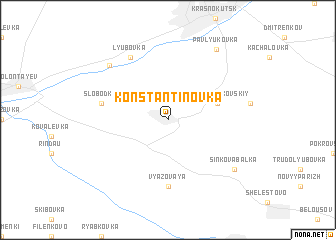 map of Konstantinovka