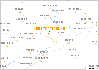 map of Konstantinovka