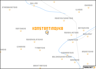 map of Konstantinovka